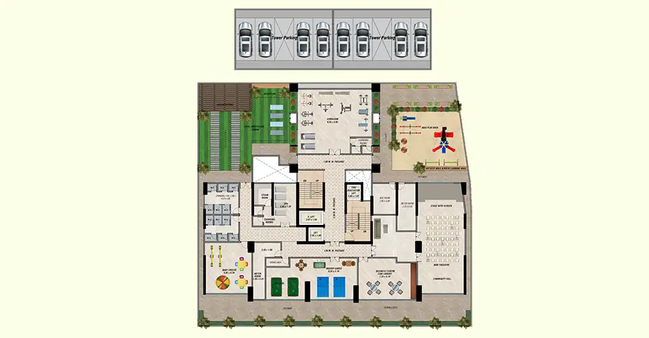 PSK Skylar Thane Floor Plans