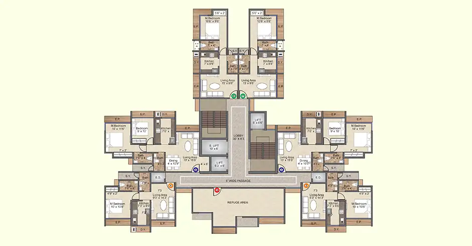 PSK Skylar Thane Floor Plans